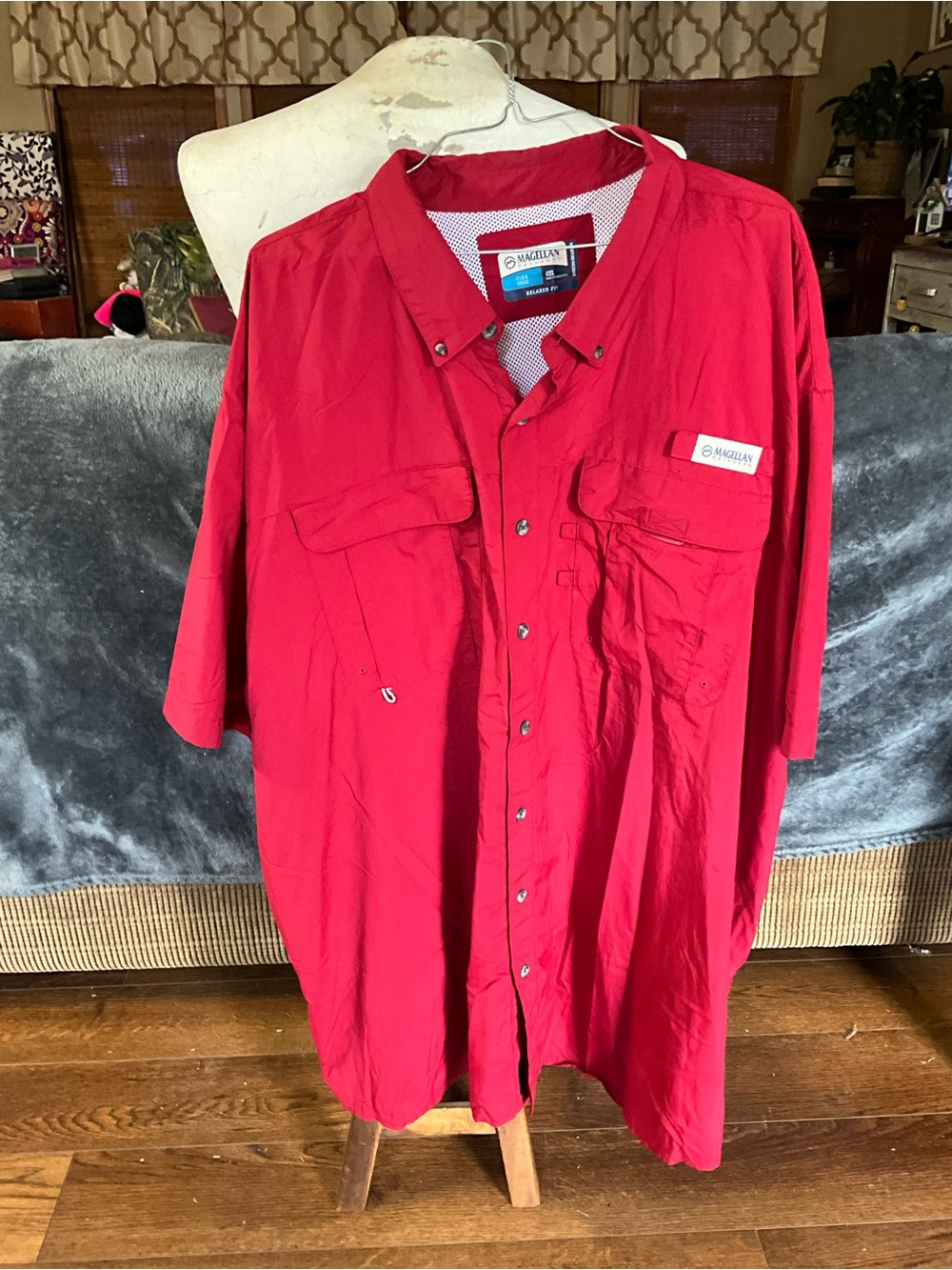 Magellan size 4XL SS BUTTON UP